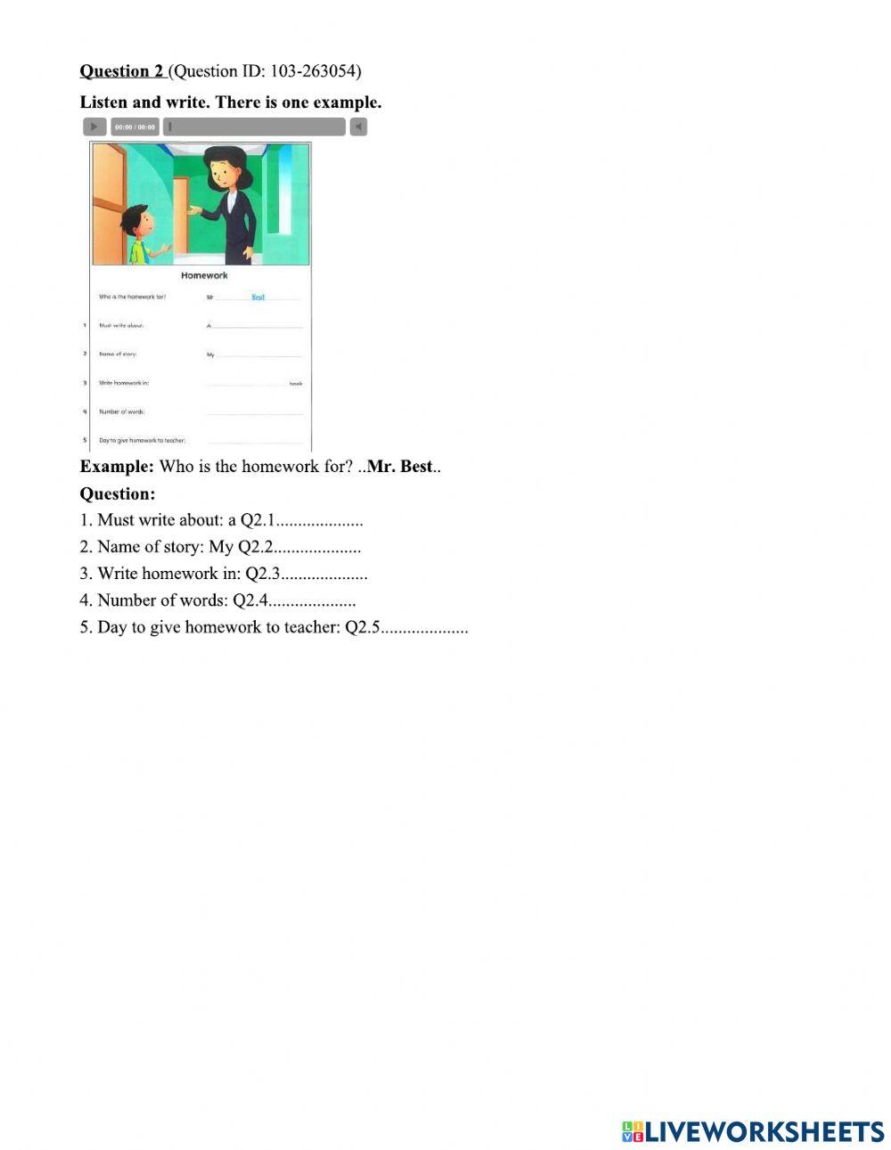 Movers Listening No 1