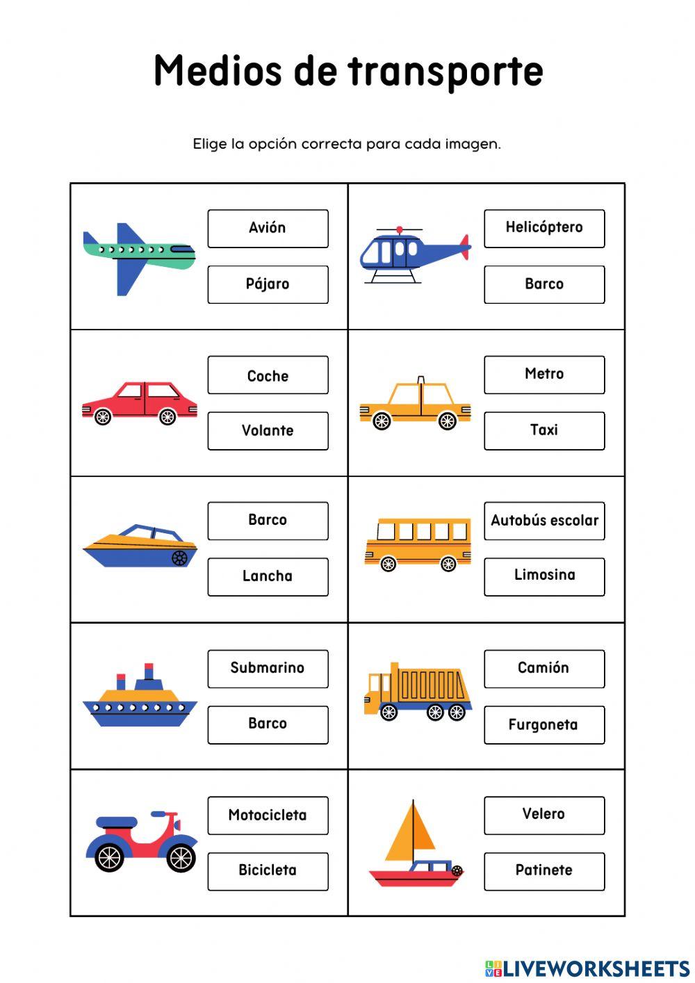 Medios de transporte