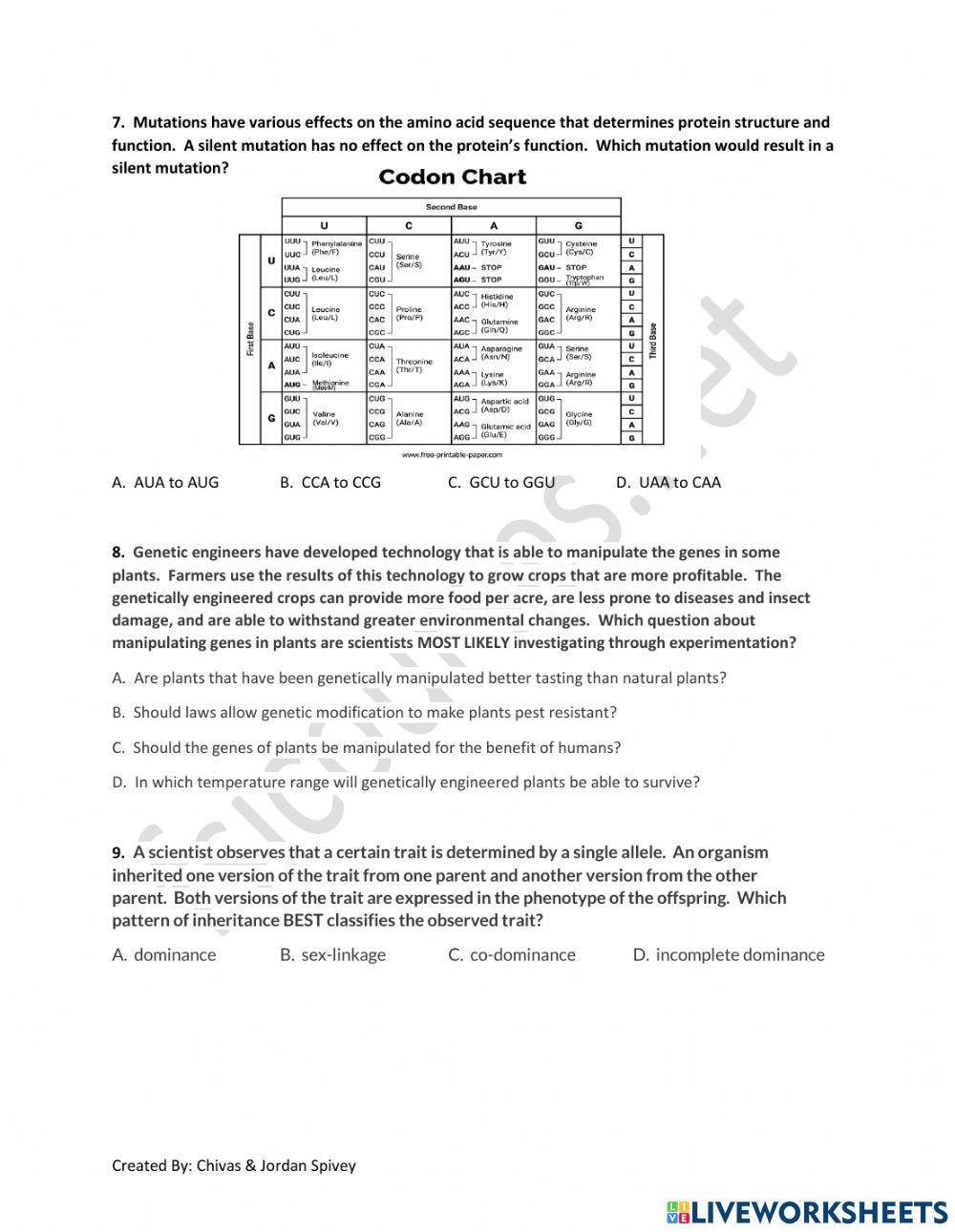 Biology Milestones Benchmark Assessment