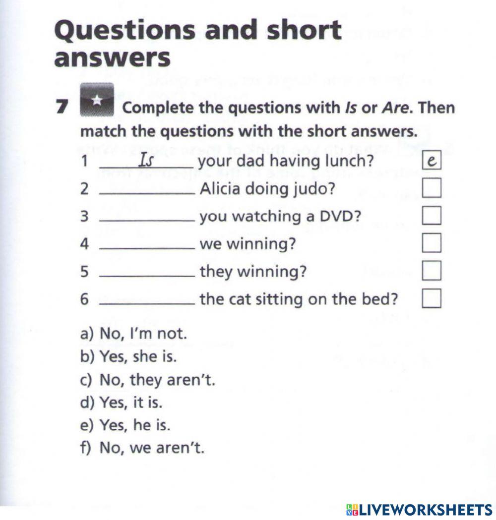 Present Continuous Tense questions by Teacher Kasim