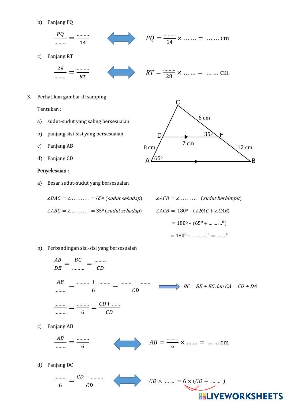 LAPD - Kesebangunan 2 Segitiga
