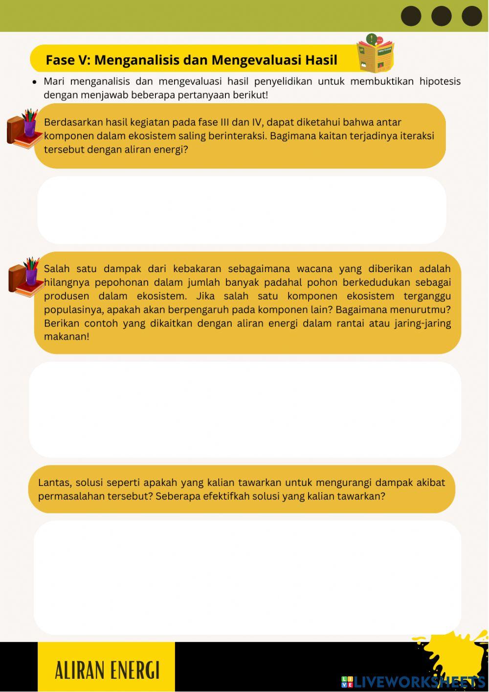 E-LKPD Aliran Energi Berbasis Masalah