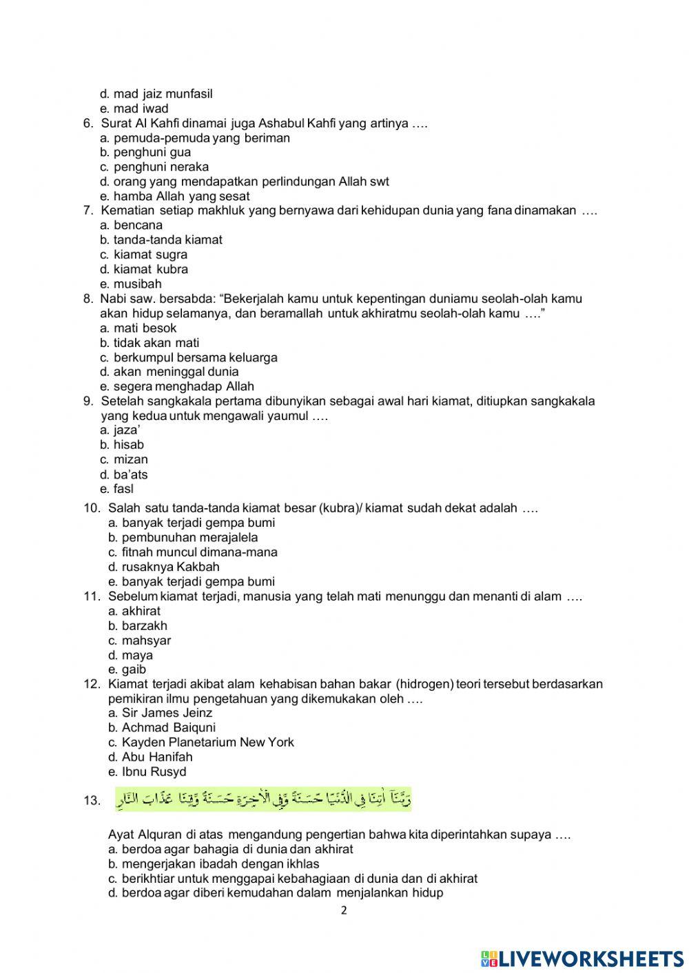 Pendidikan agama islam