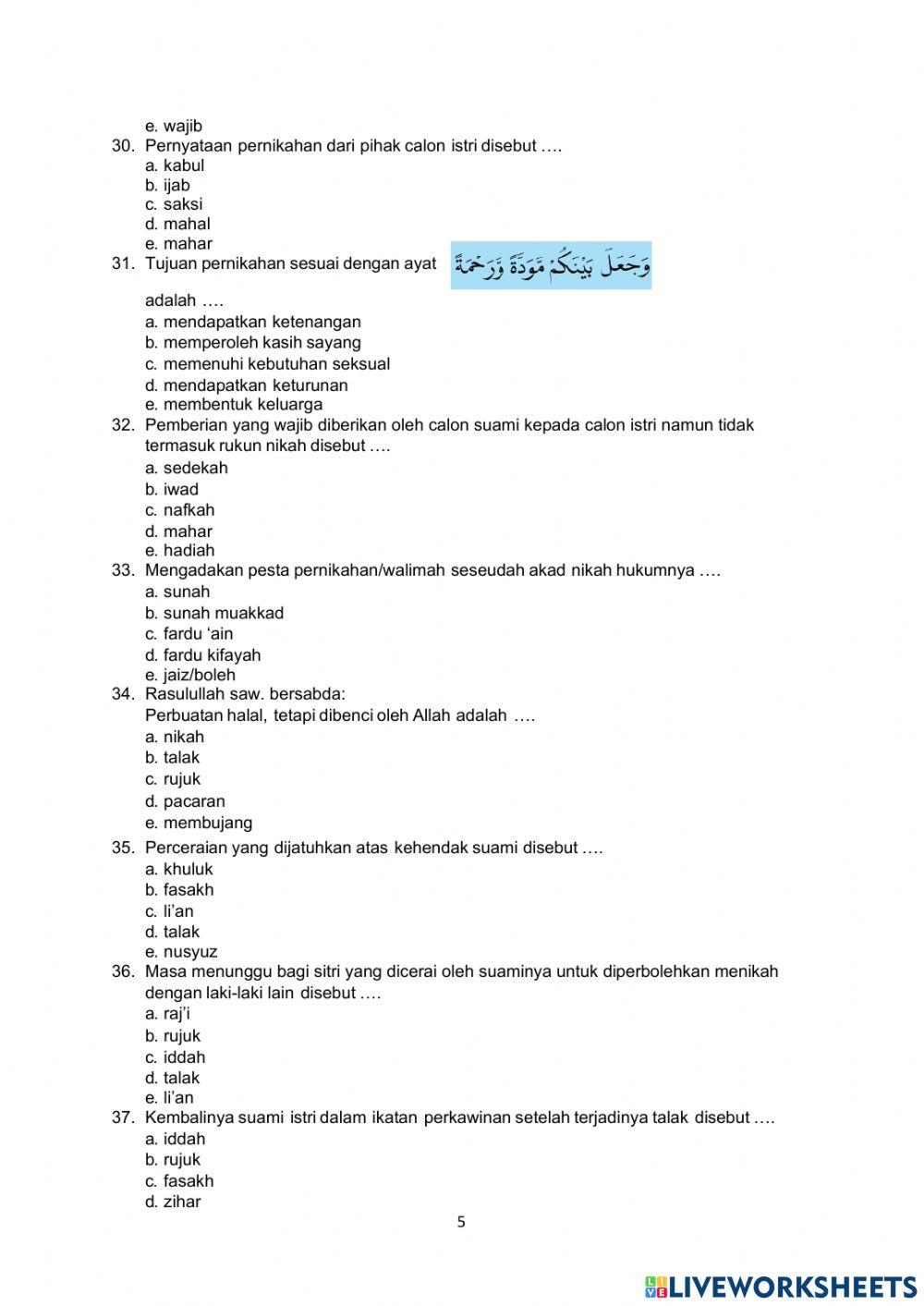 Pendidikan agama islam