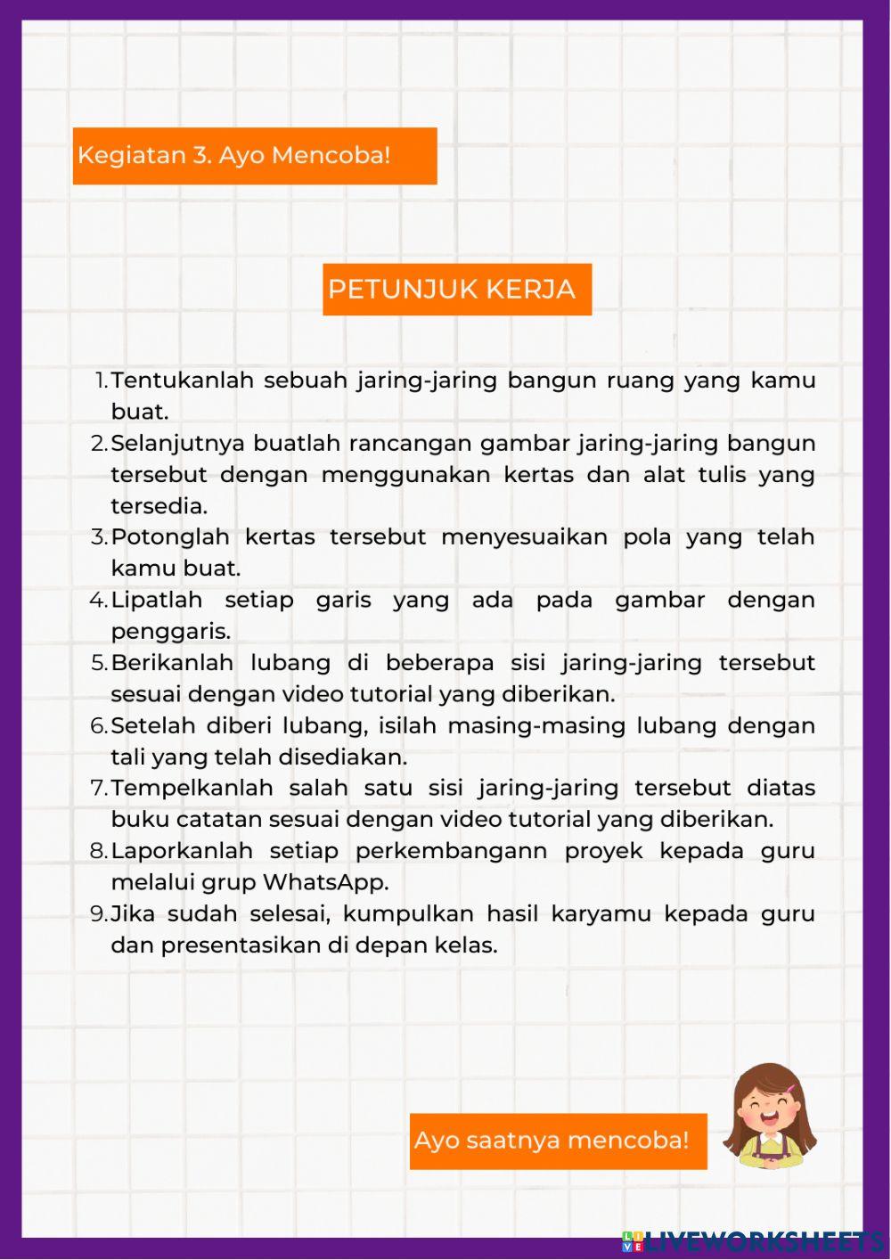 Lkpd proyek bangun ruang berbasis stem