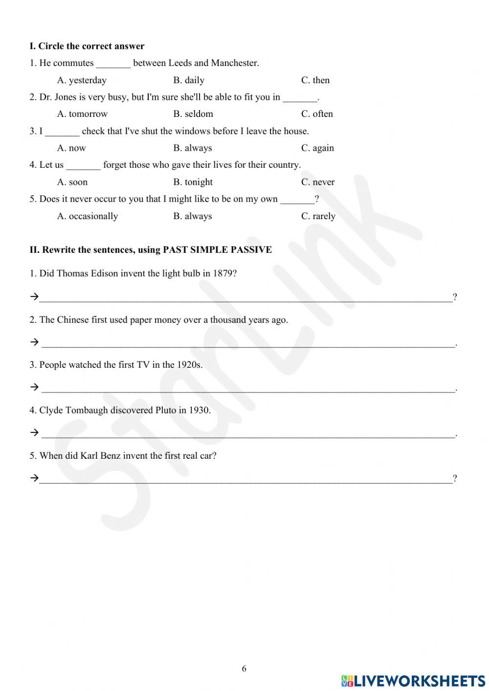 Viet Teacher-S6-WEEK 31-U8-GRAMMAR REVISION