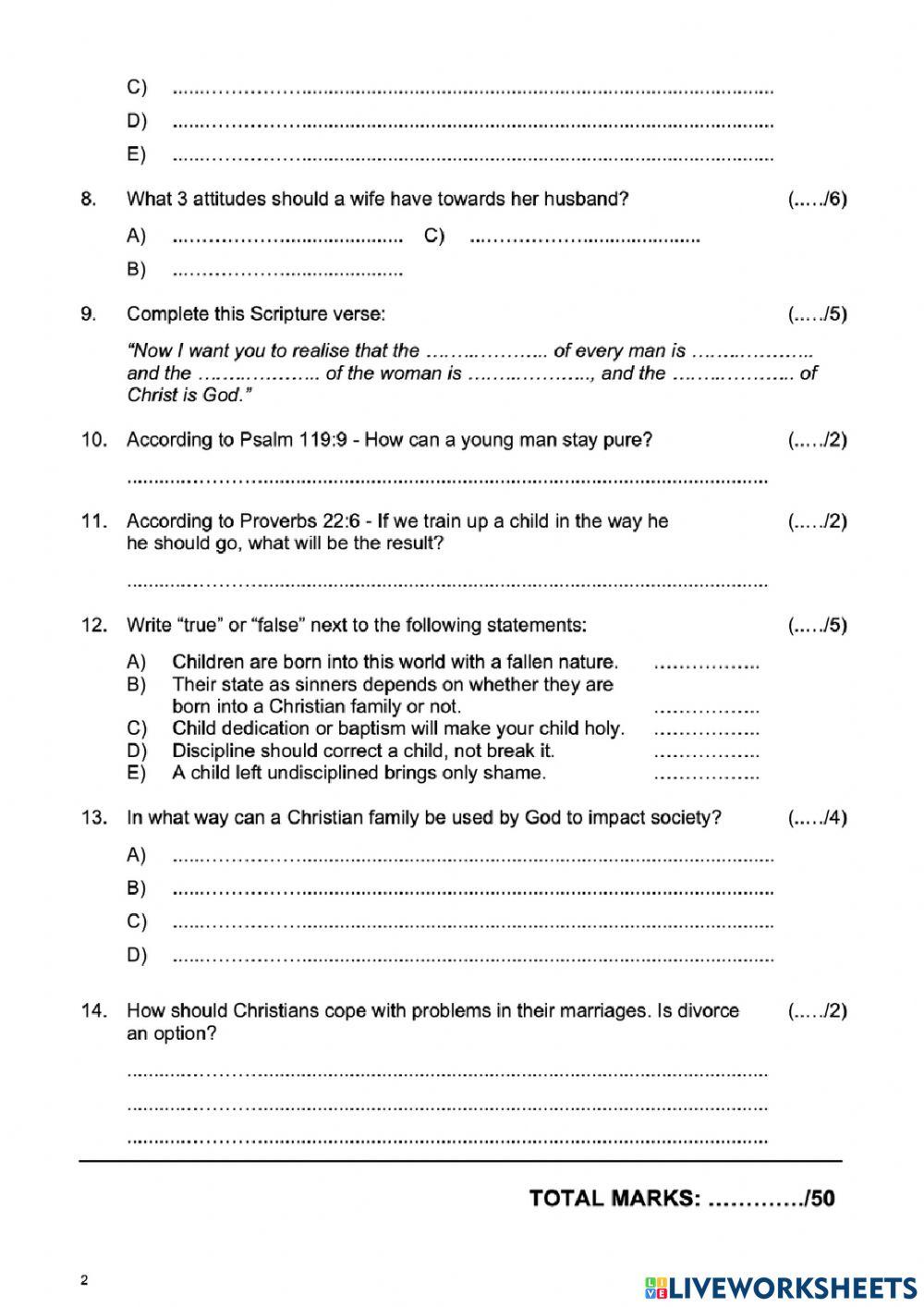 Exam Book-7 English