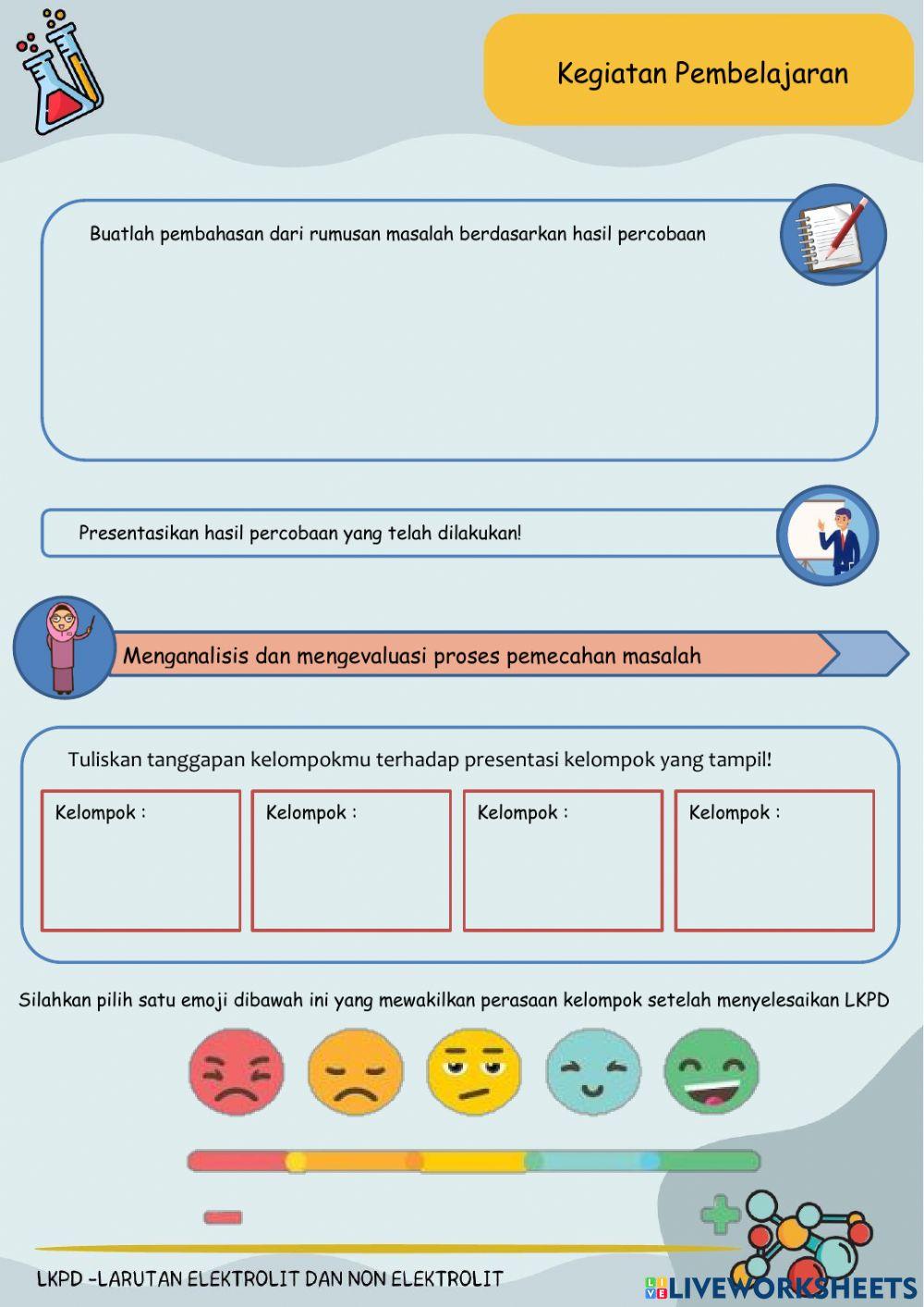 Larutan Elektrolit dan Larutan Non Elektrolit
