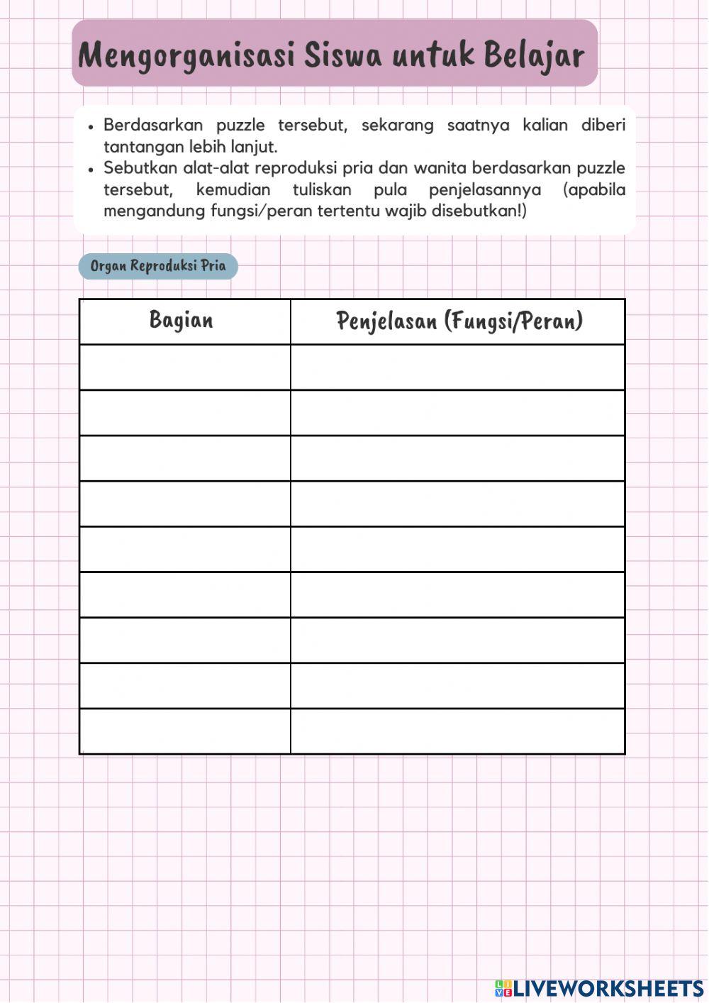 Sistem Reproduksi Bagian 1