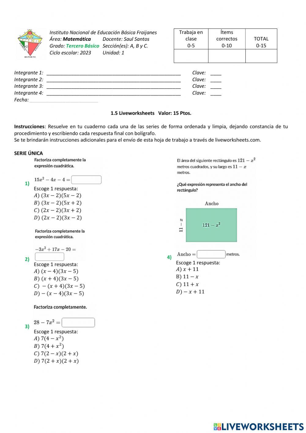 M3U1A5 INEB Fraijanes