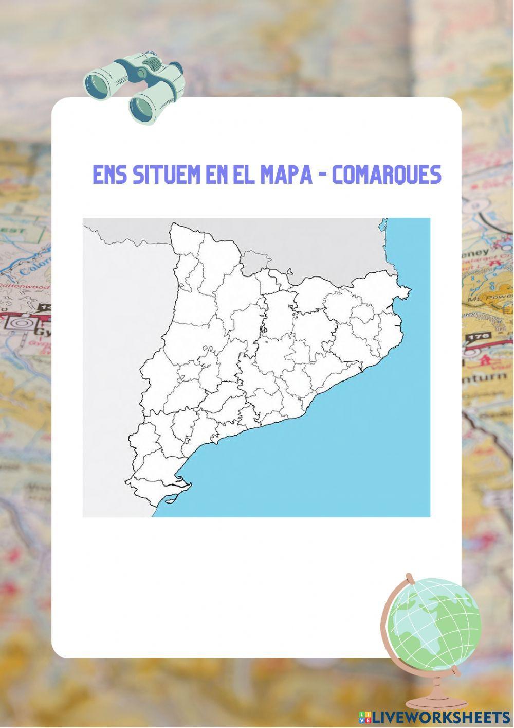 CATALUNYA - ENS SITUEM EN EL MAPA