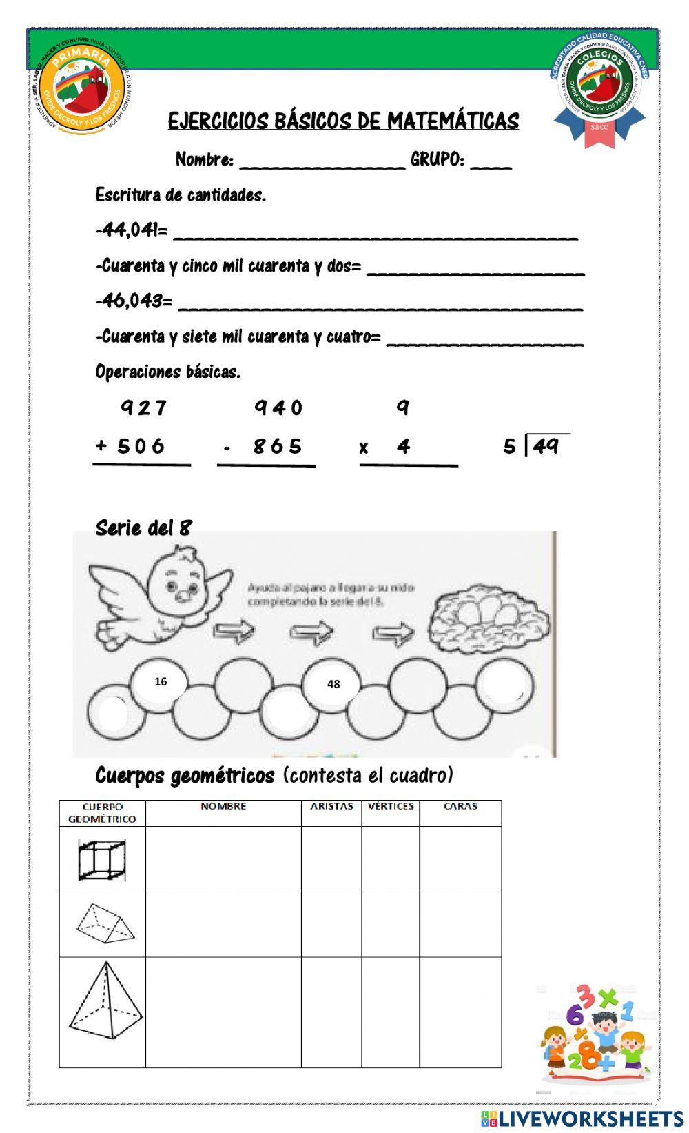 Cuerpos geométricos