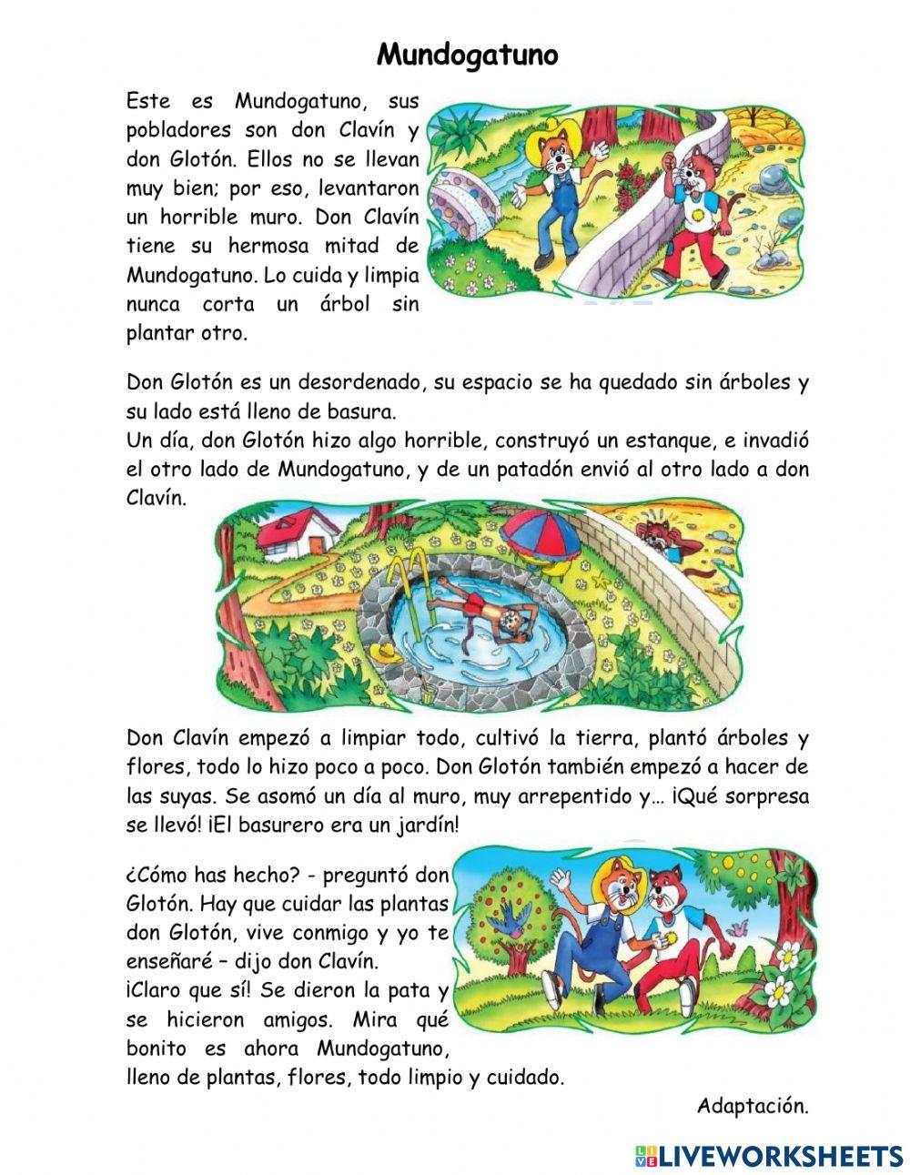 Lectura: Cuidado de nuestro espacio