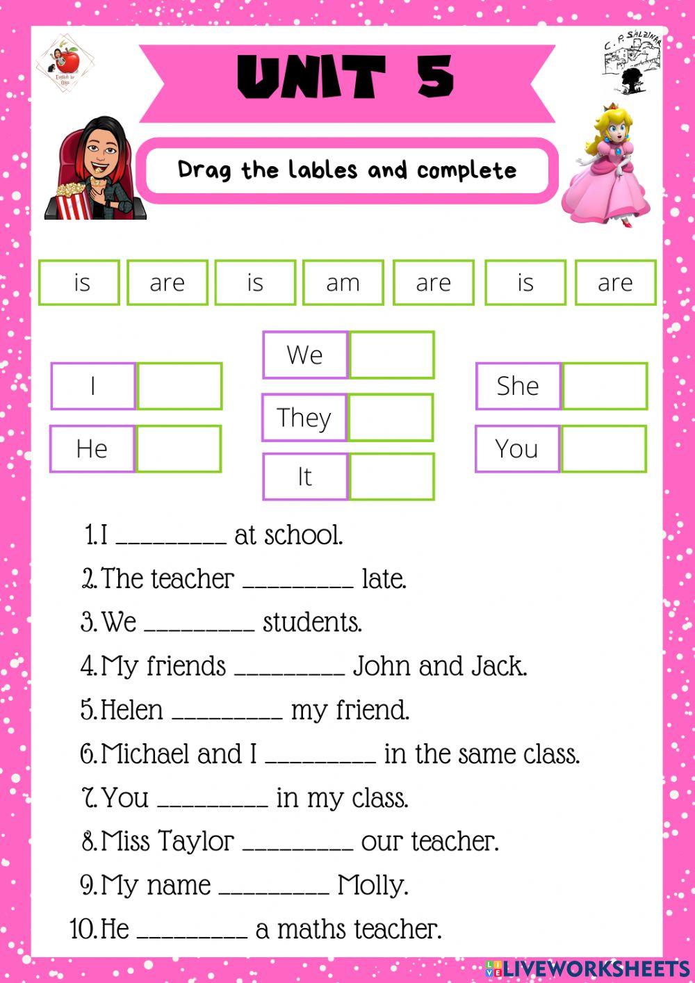4th grade. Unit 5. Sheet 7. Richmond