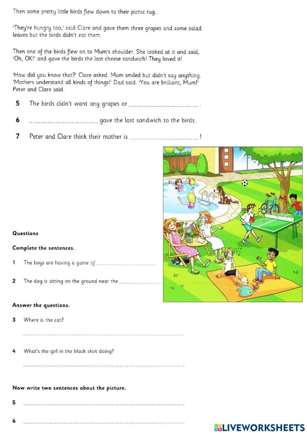 PRACTICE MOVERS READING AND WRITING 2