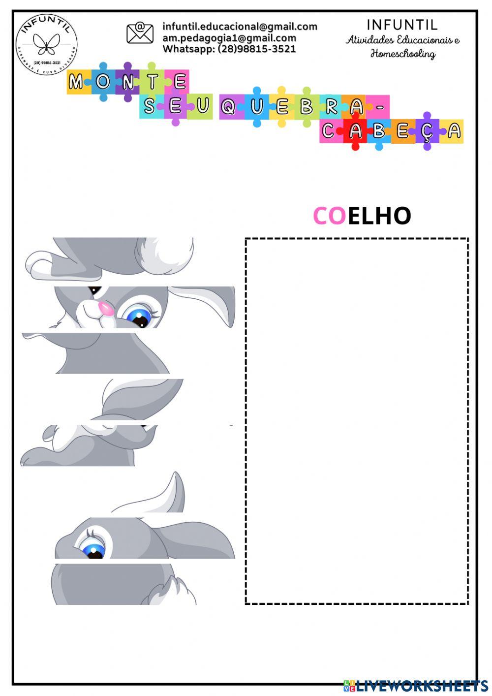 Quebra cabeças do c