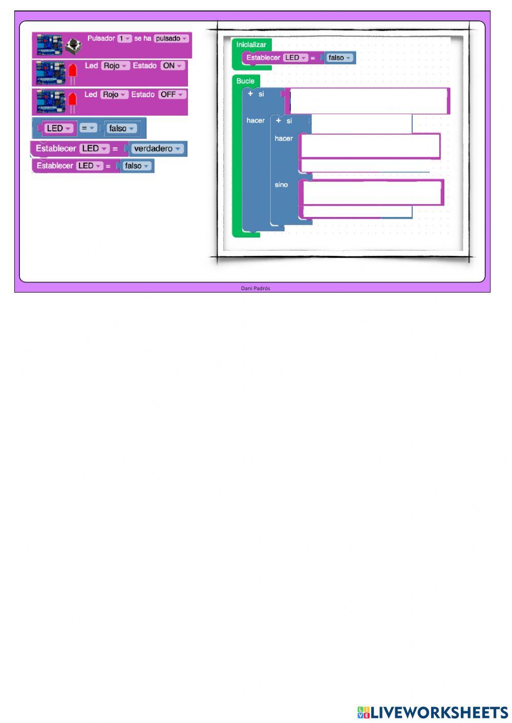 Control con un solo pulsador