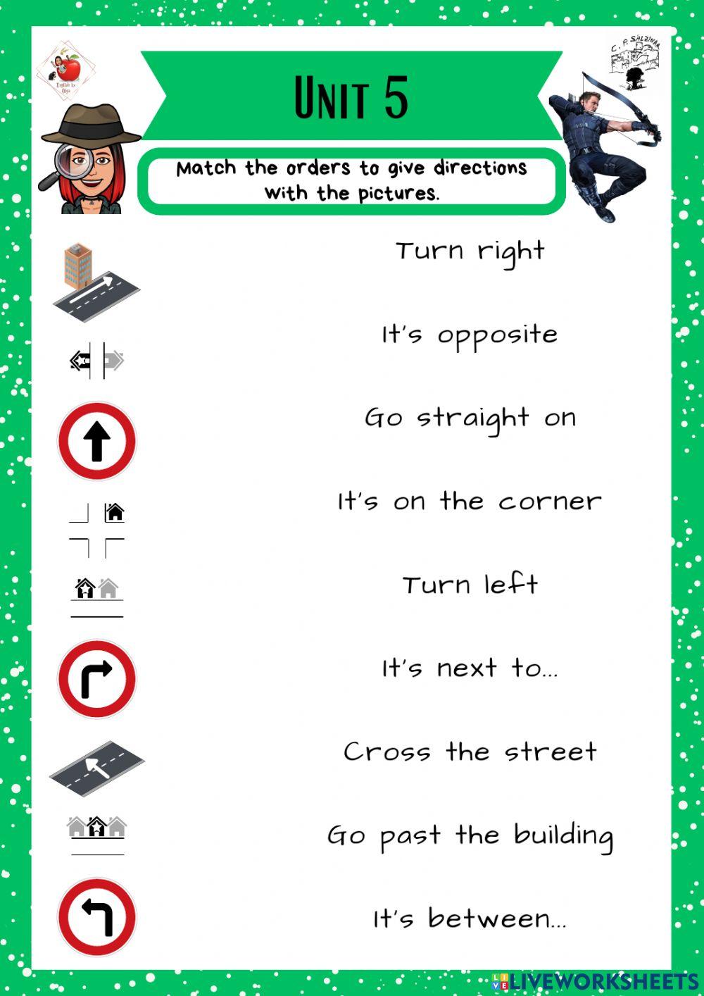 6th grade. Unit 5. Sheet 5. Richmond