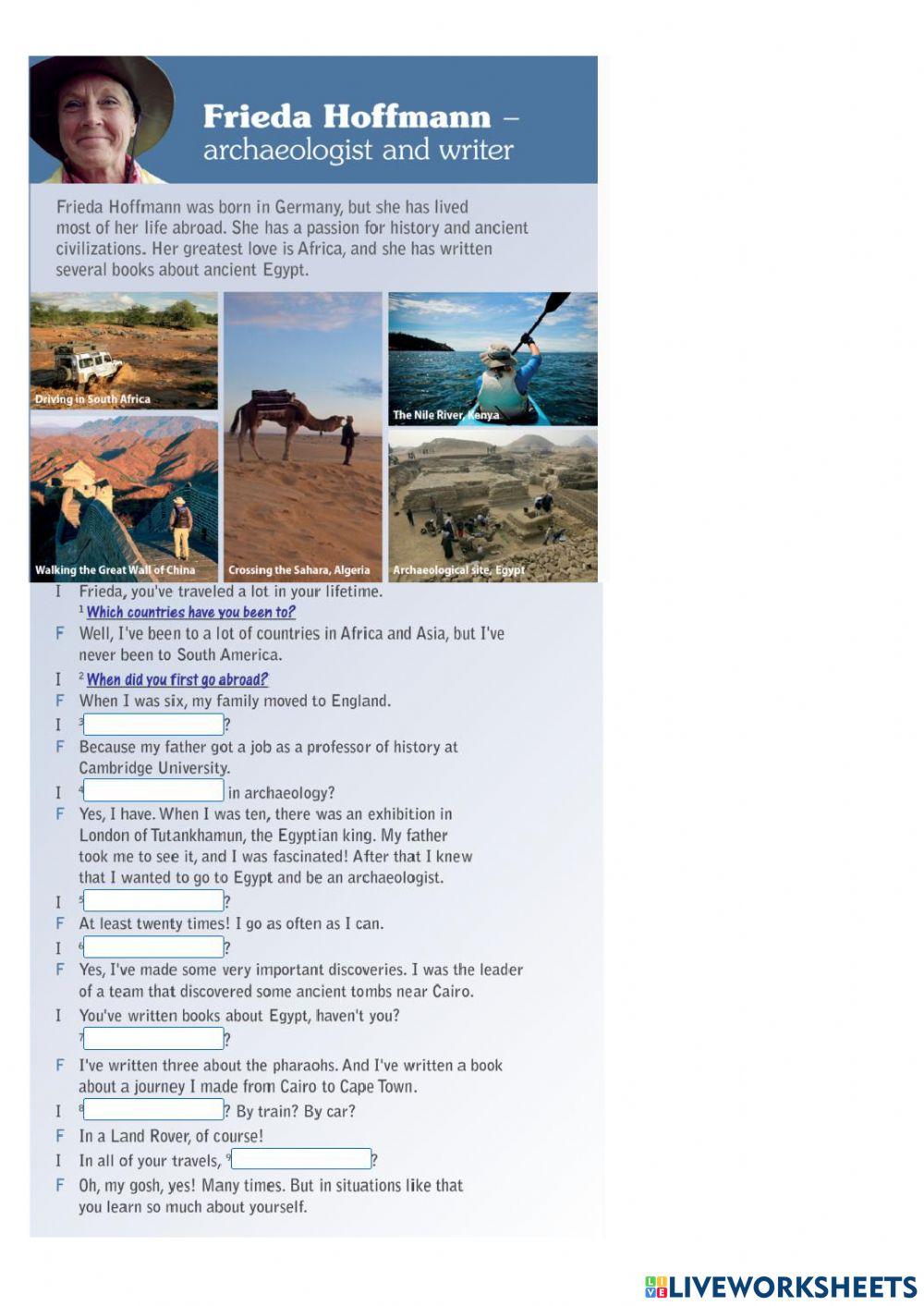 Present perfect and past simple