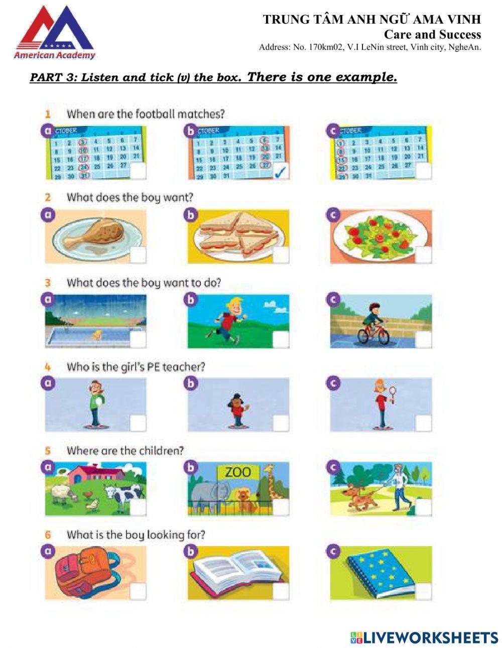 Final test Kì 2 lớp 2 2023 sample