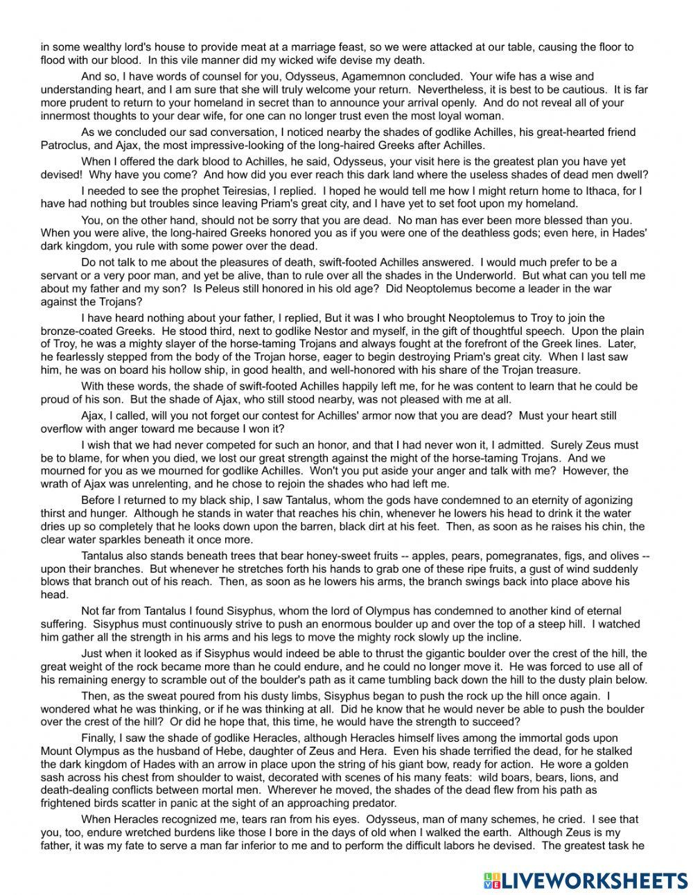 Chapter 4 of Odyssey