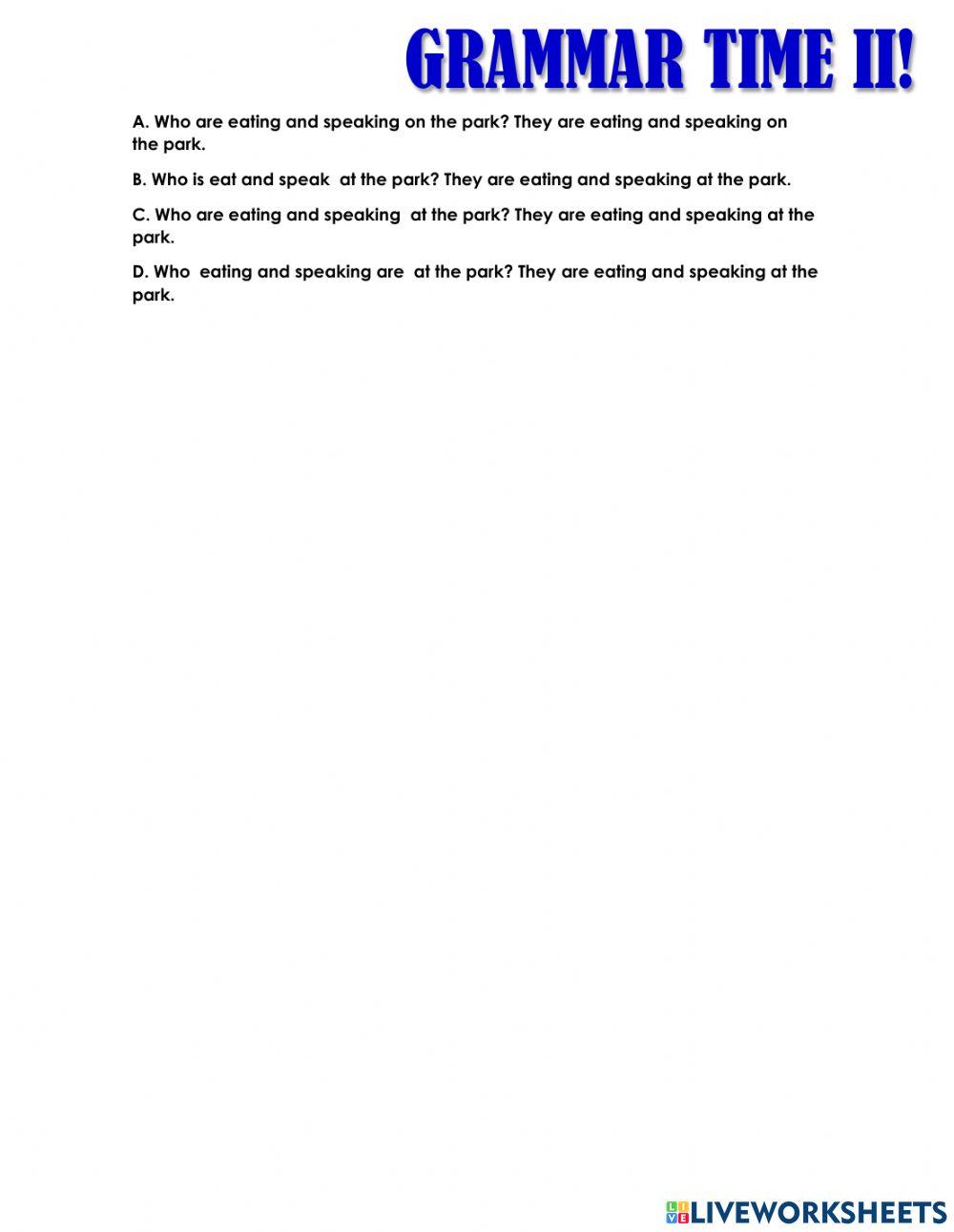 Lección 7 - Uso de Who, Why y Because con el verbo to be en presente