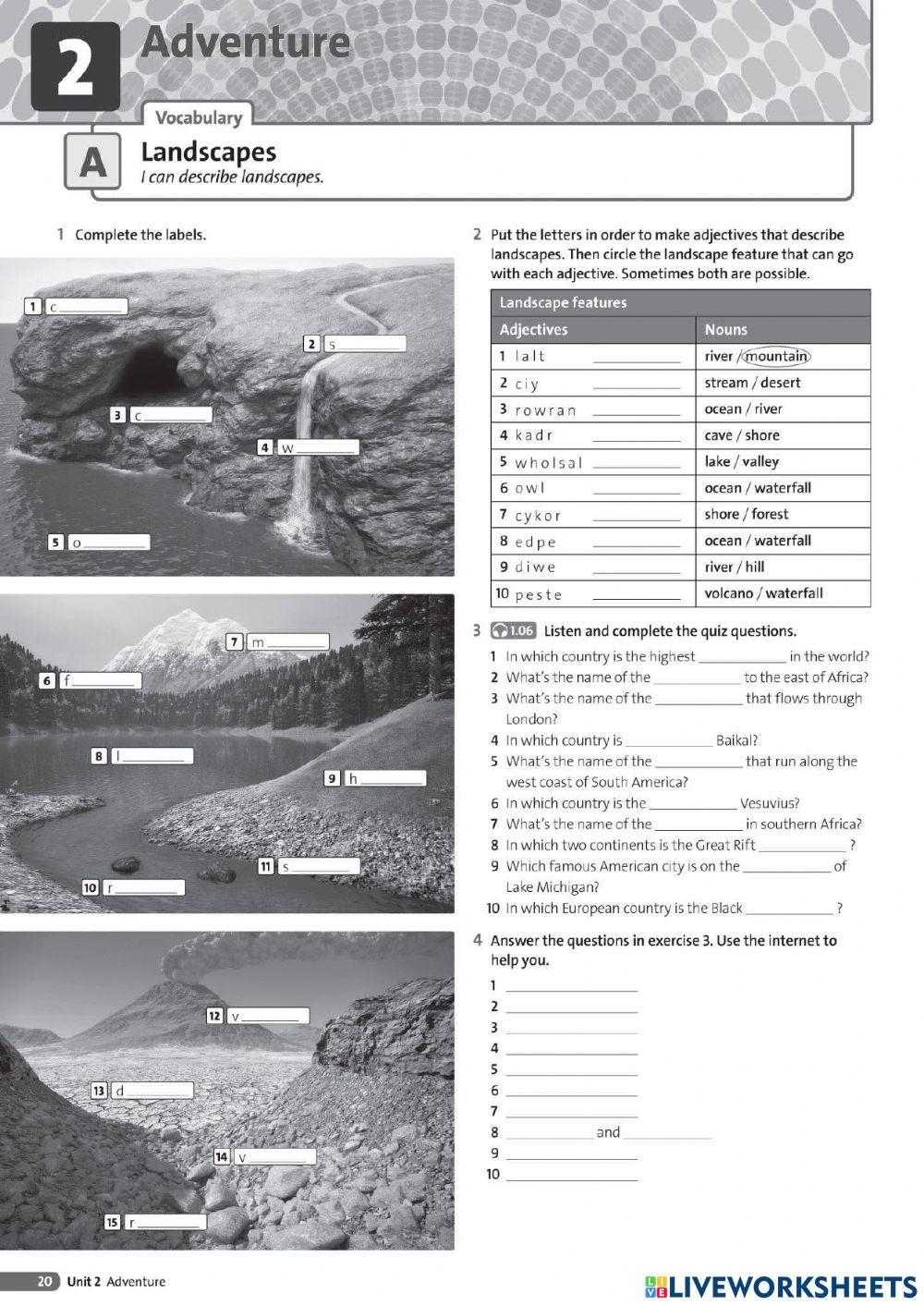 Solutions Pre-Intermediate WB Unit 2A