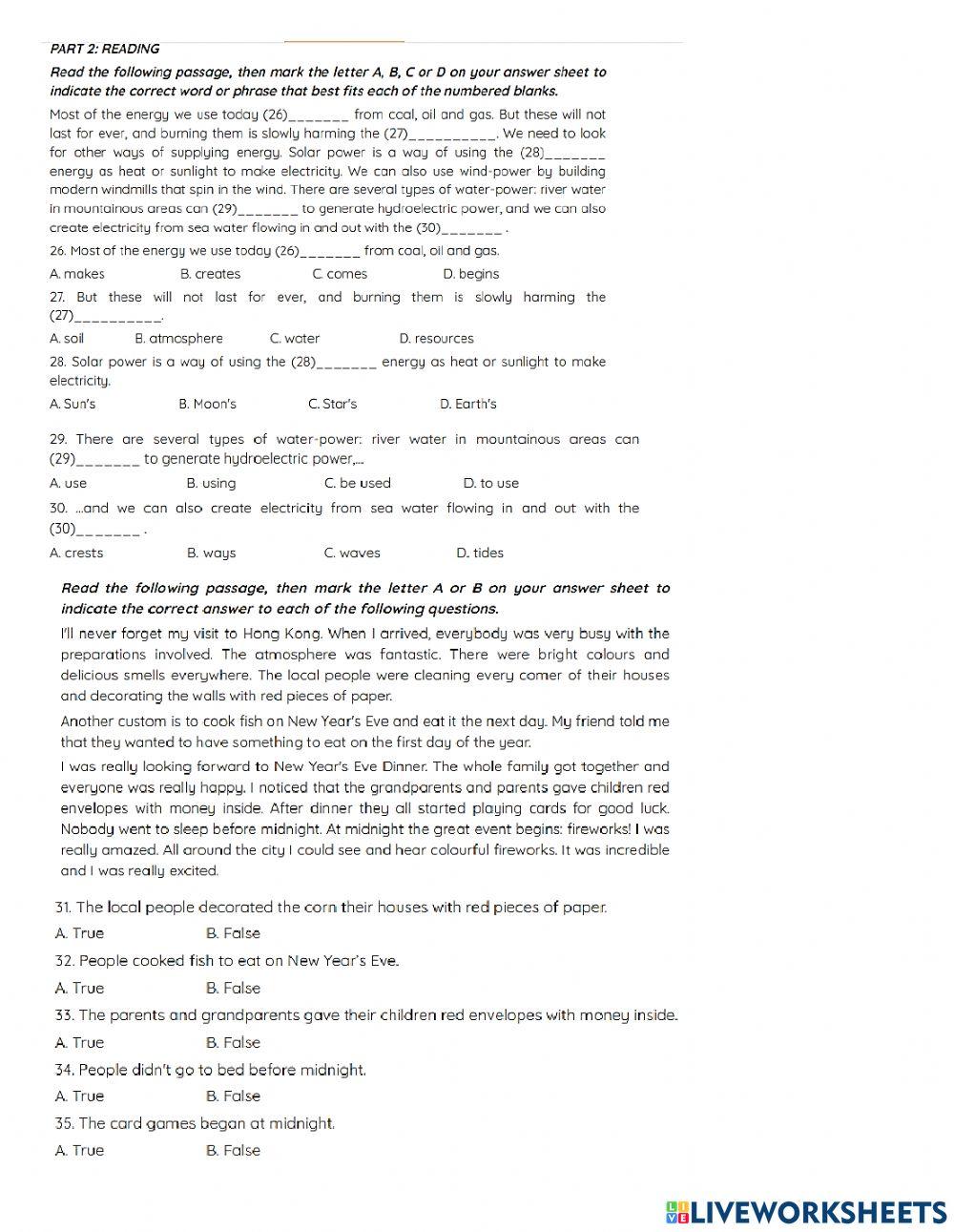 Lop 7- review for the final test 4