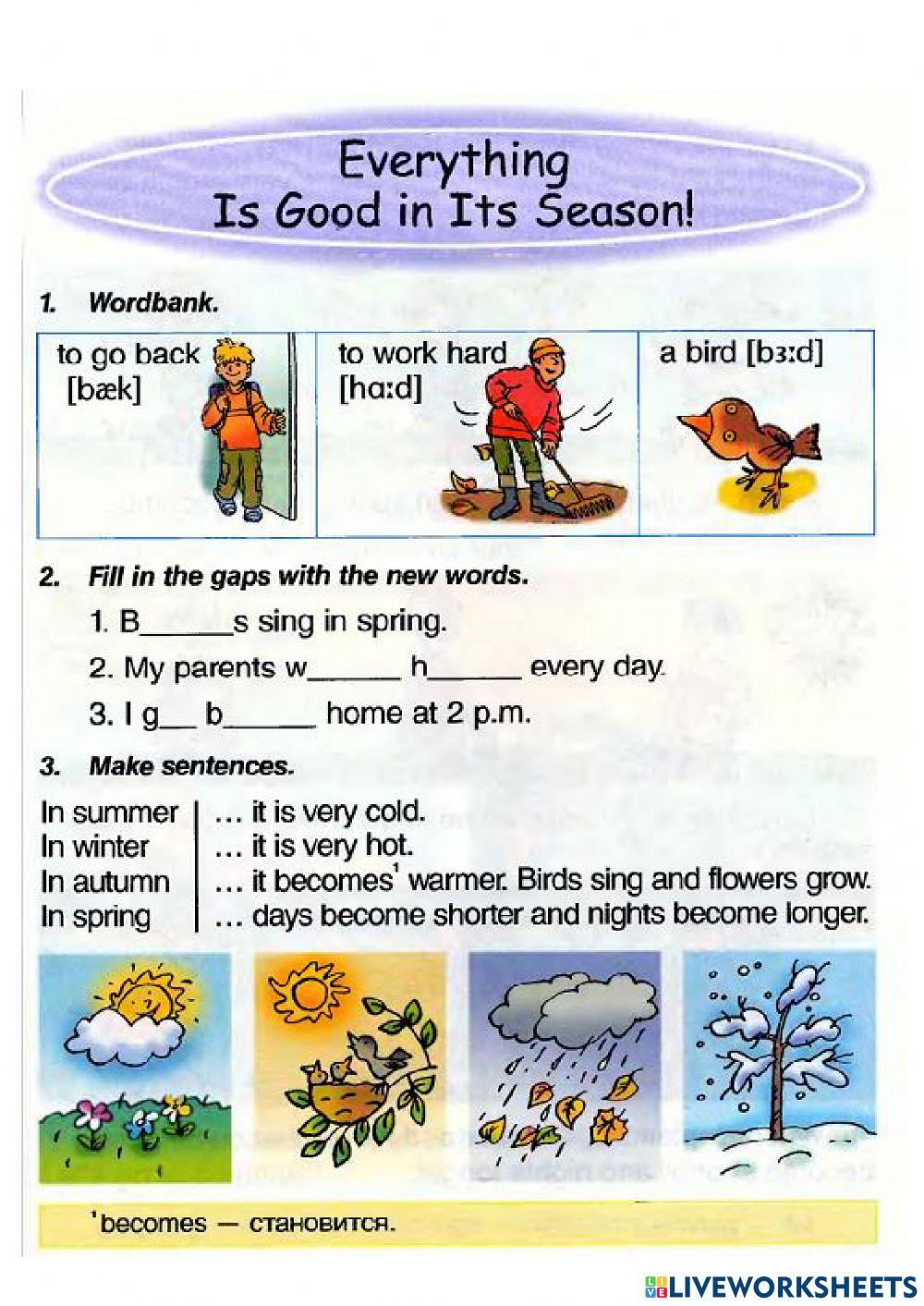 Everything is good in its season