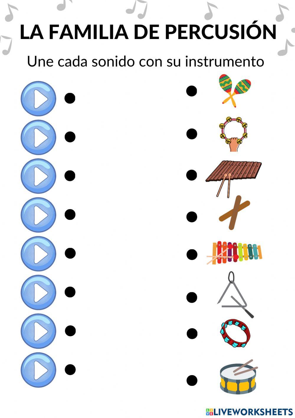 Instrumentos de percusión