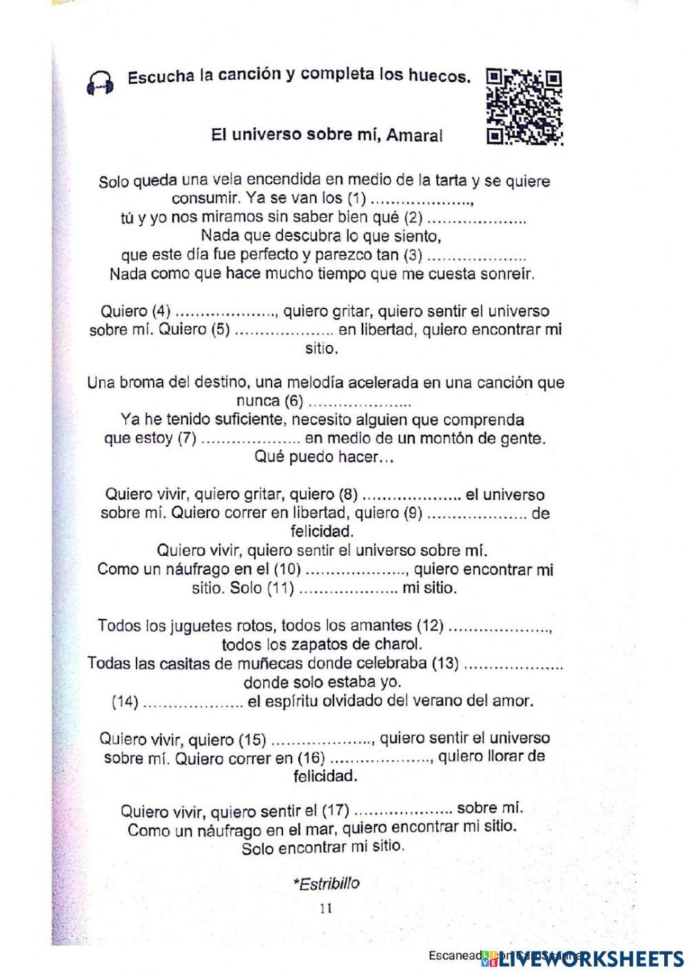 Aprender con canciones: Amaral