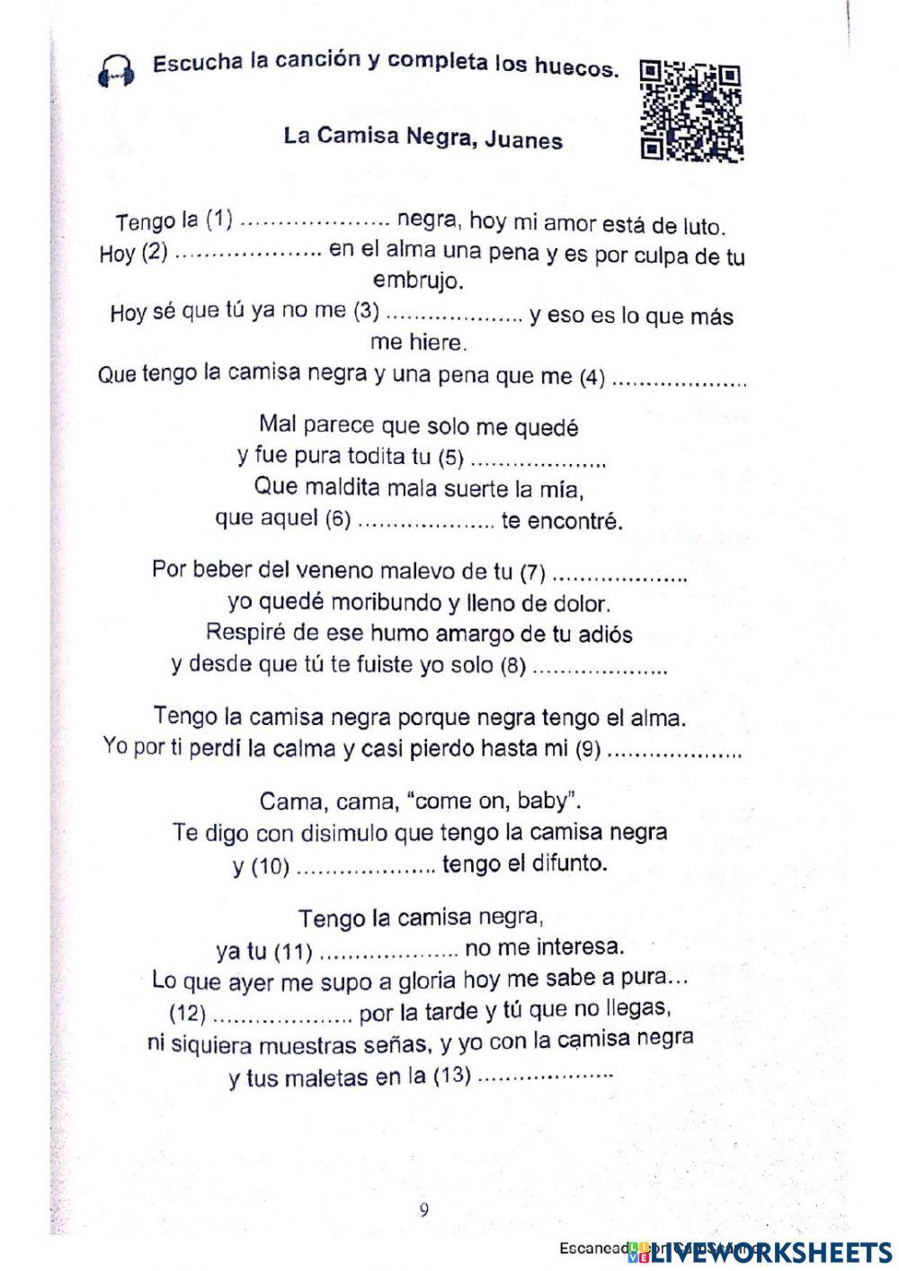 Aprender con canciones: Juanes