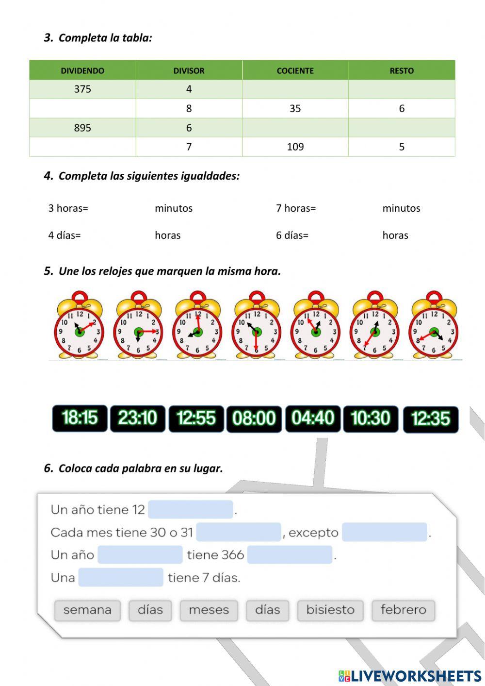 Situación de Aprendizaje 8 - 3ºEP - MATE