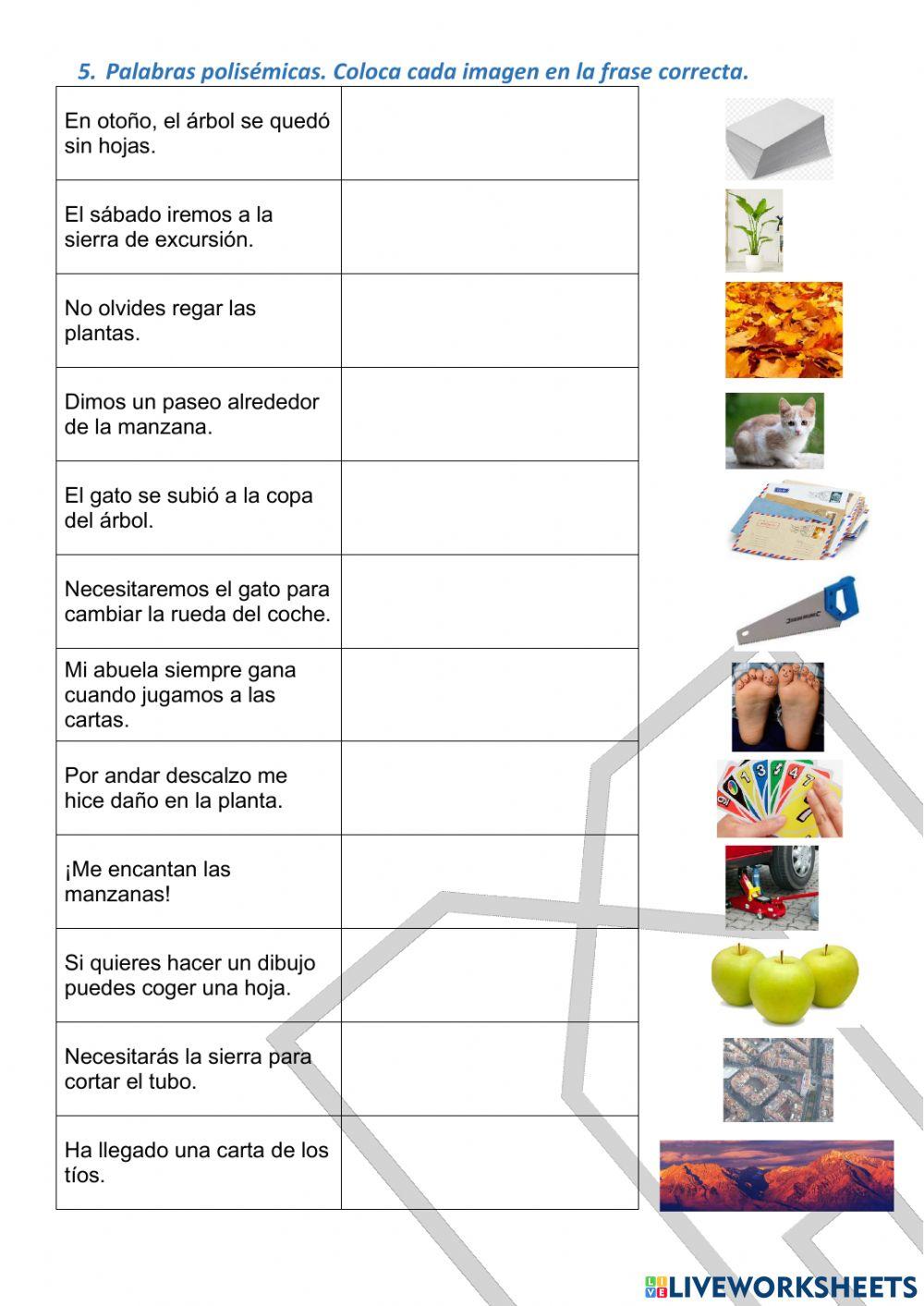 Repaso Situación de Aprendizaje 8 - LENGUA - 3º EP