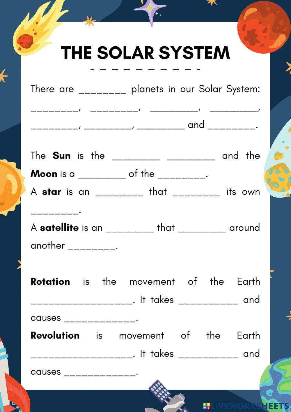 The Solar System The Solar System
