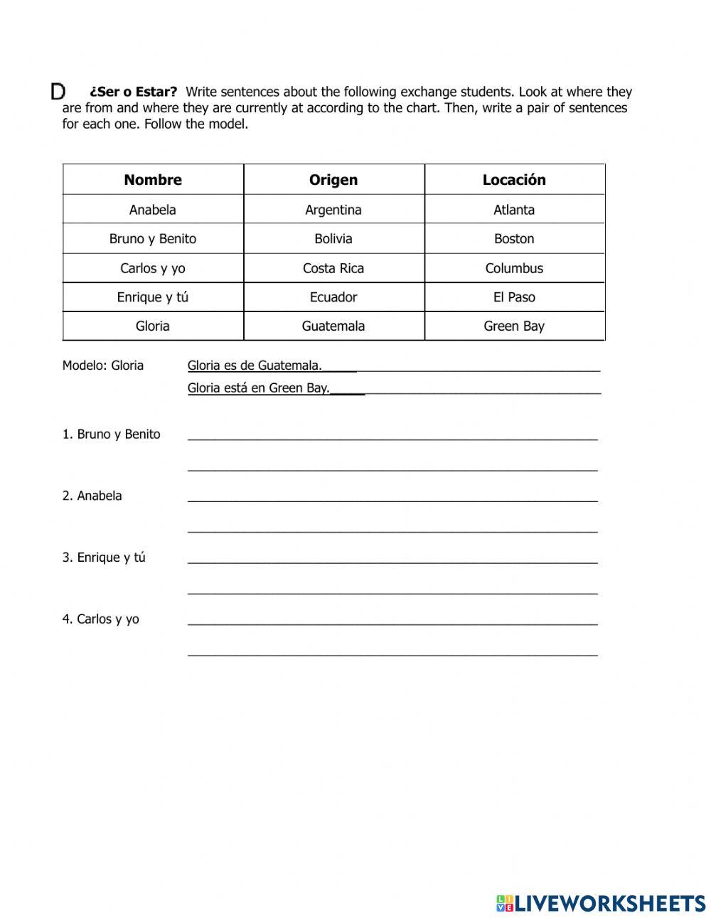 5.1 Ser v Estar Origin v Location