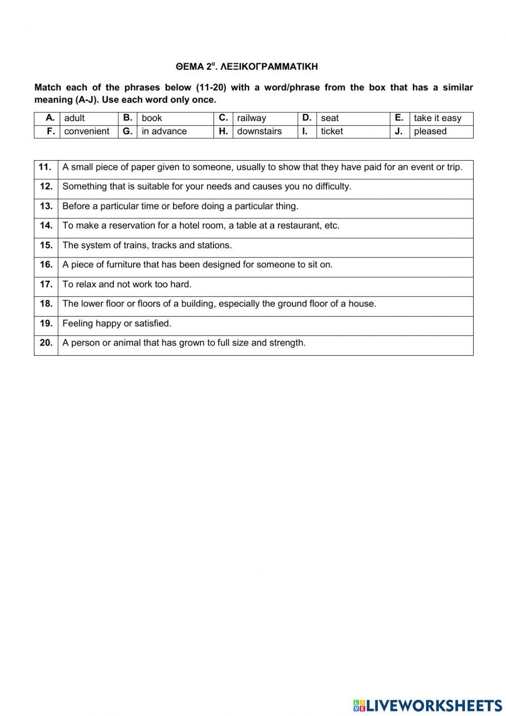 16865 UNIT 3:SAY IT WITH WORDS