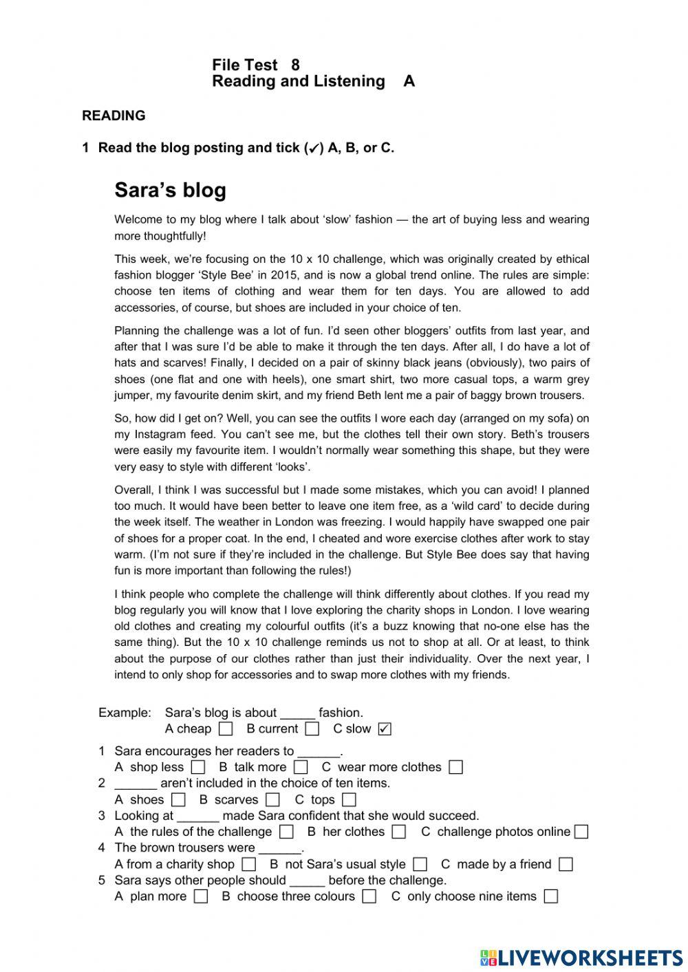 NEF INT - Test 8 - R & L