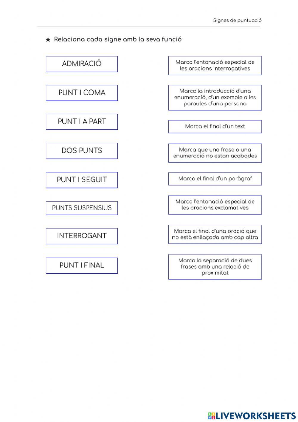 Signes de puntuació