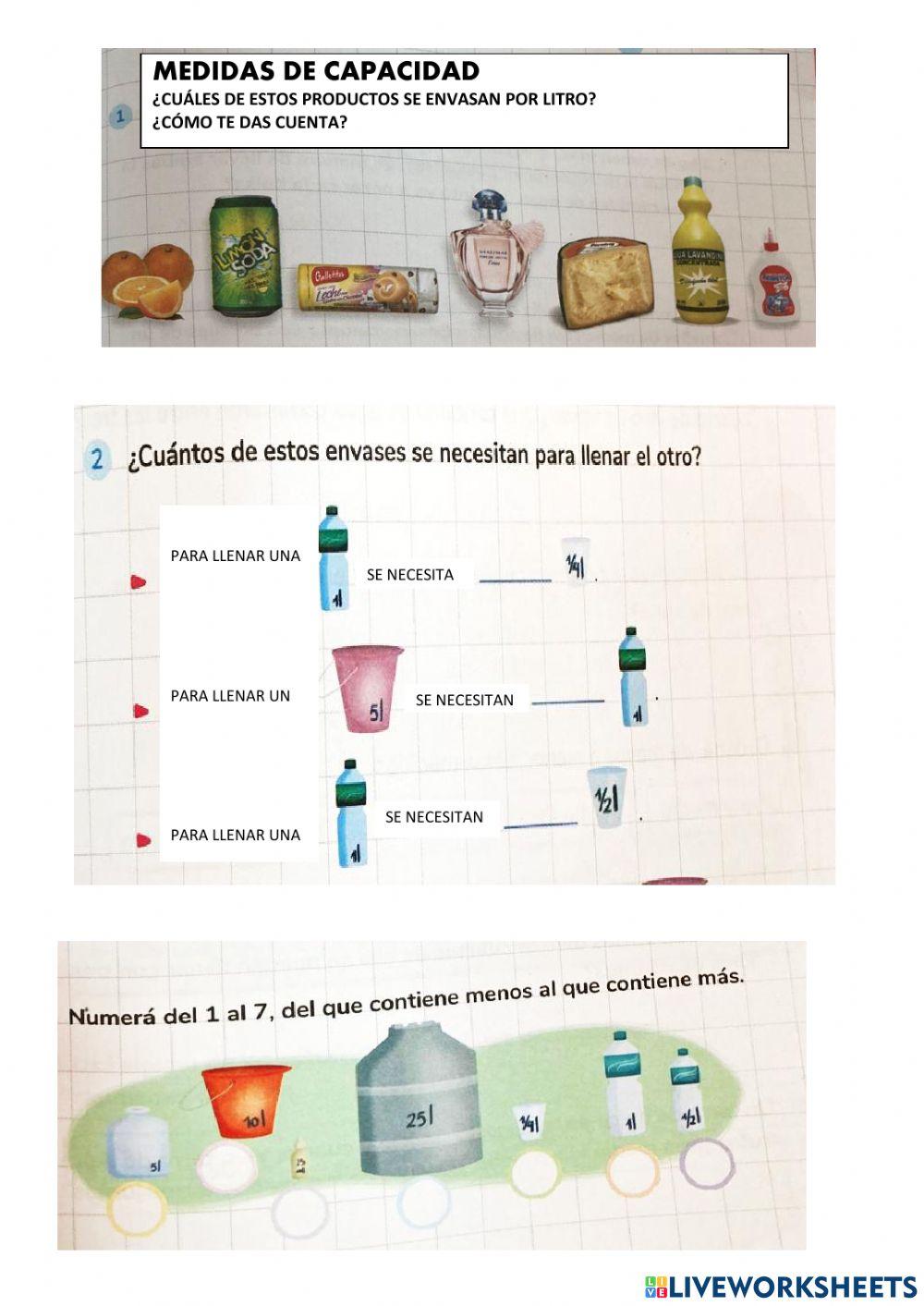 Medidas de capacidad