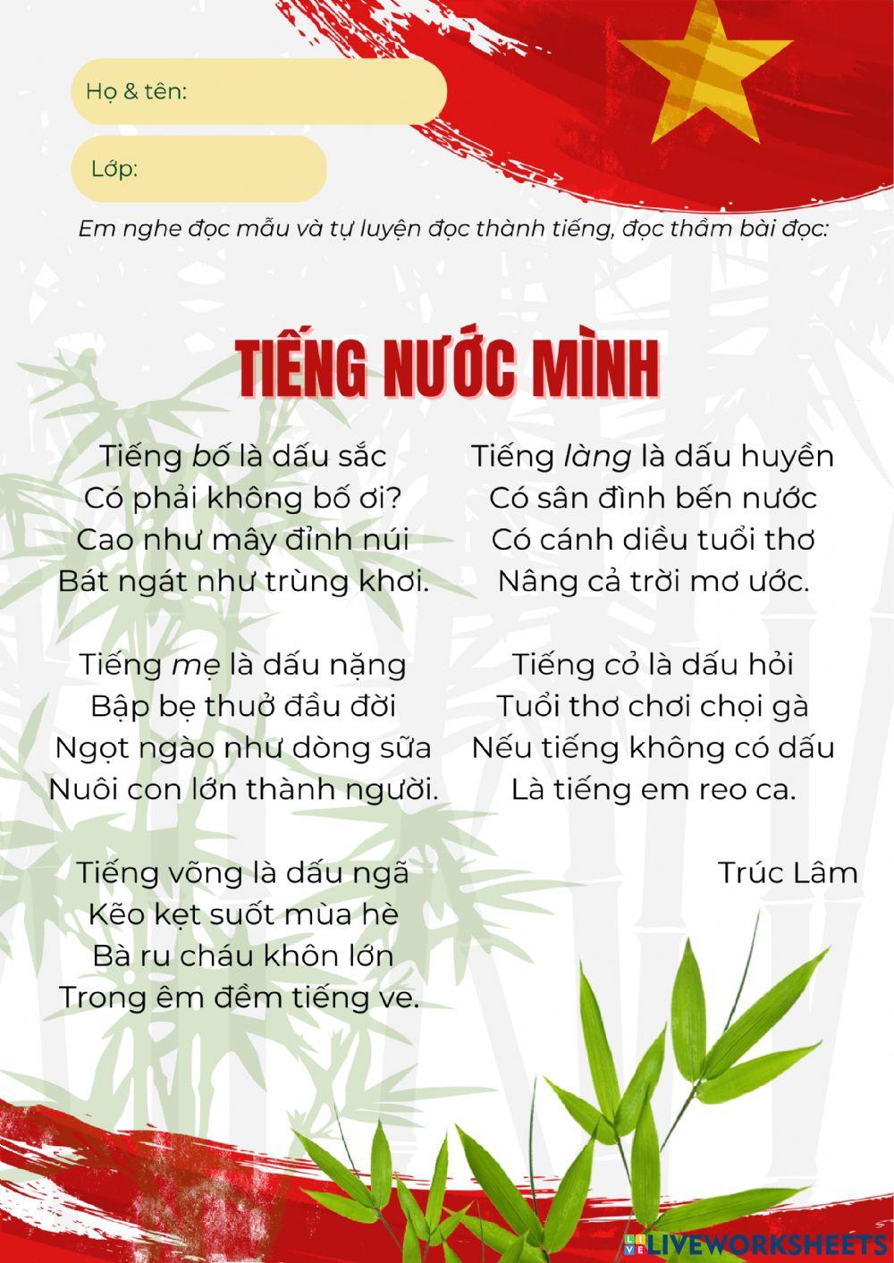 Tiếng nước mình