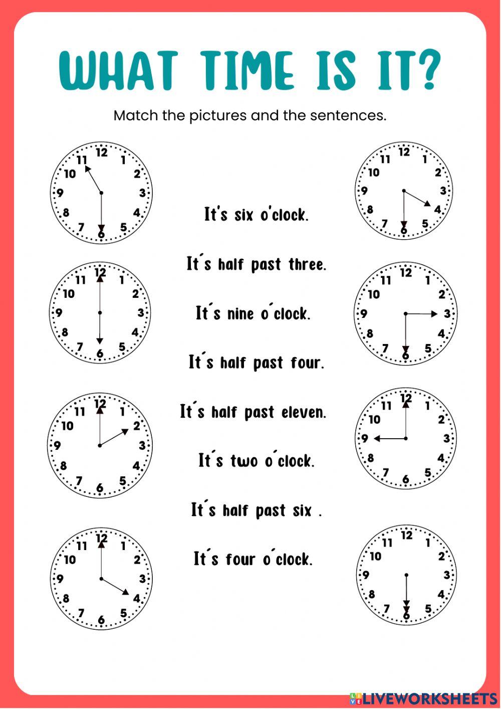 7086361 | Telling the time | The Magic Box School of