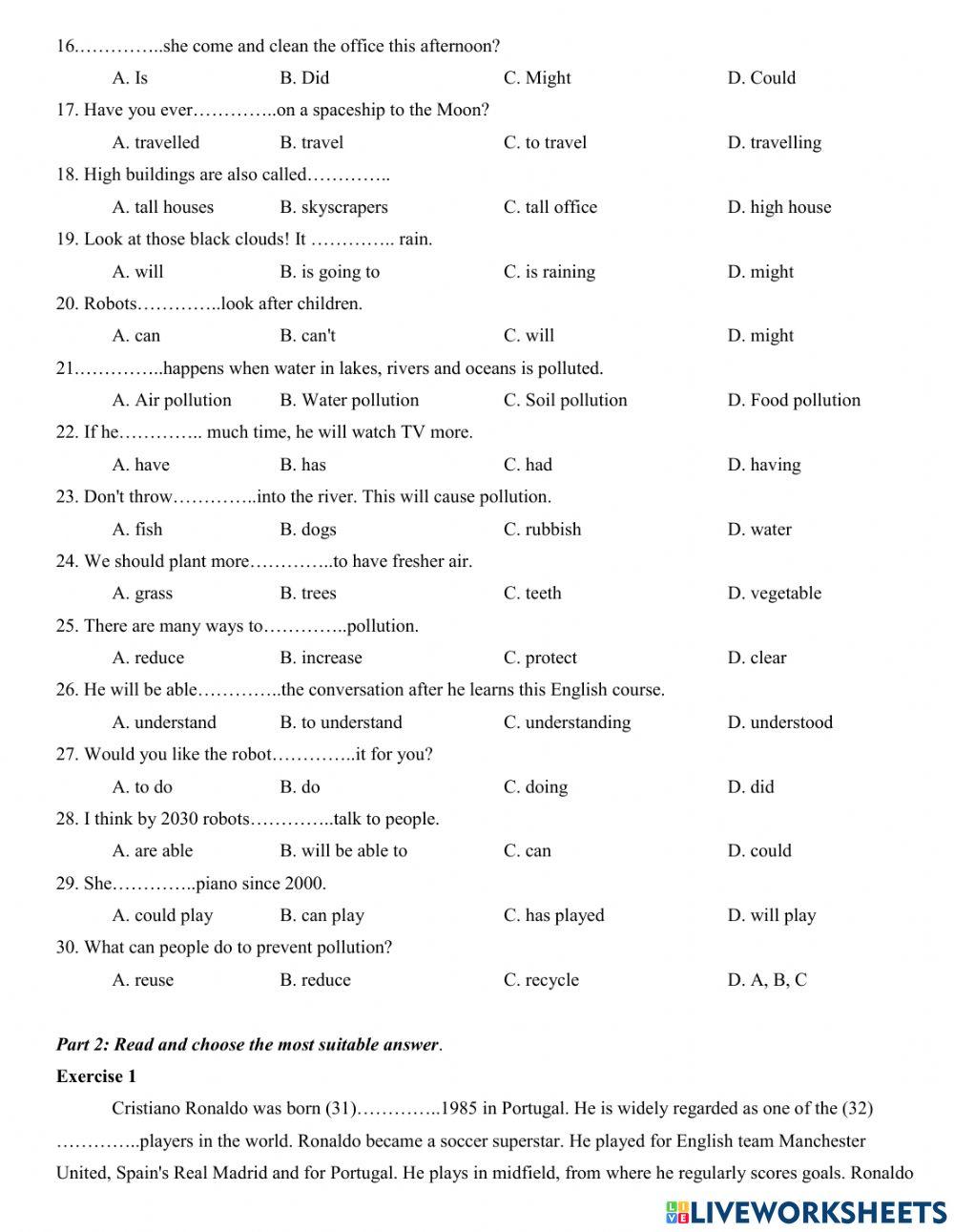 Lop 5- practice test 27