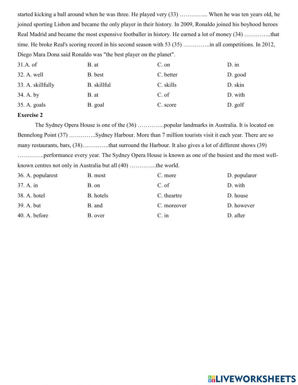Lop 5- practice test 27