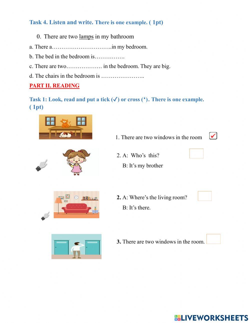 sencond test grade 3 no2