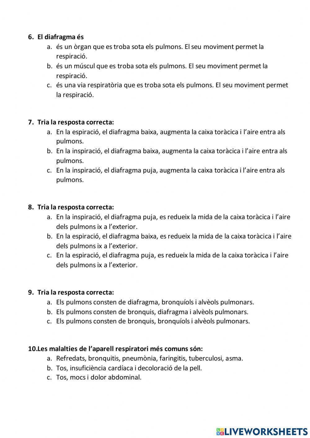 Test Aparells respiratori i reproductor