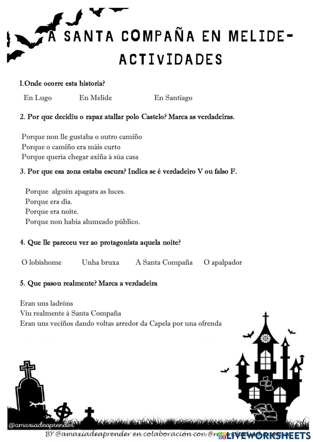 A Santa Compaña en Melide