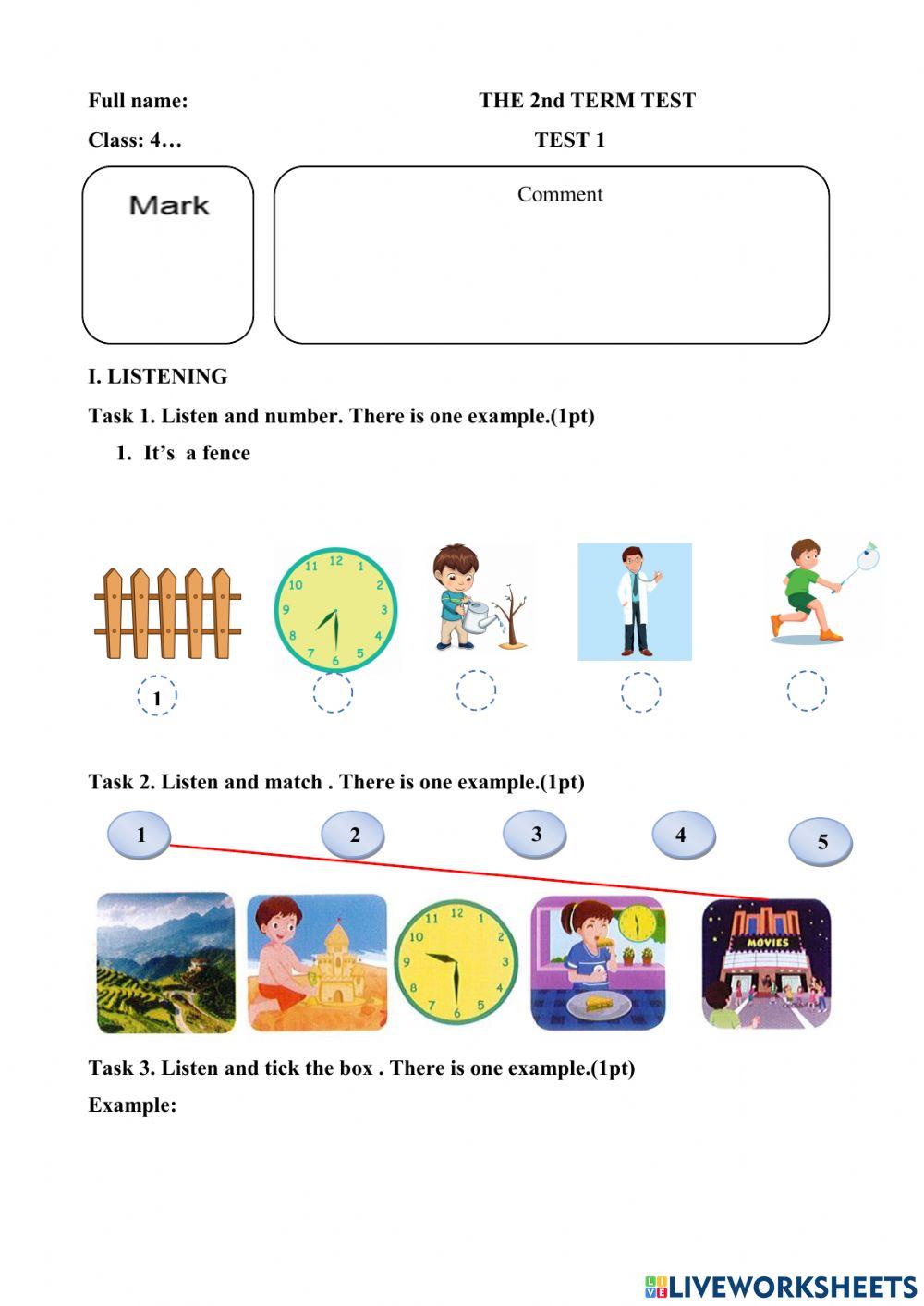 Smart start 4 final test 1