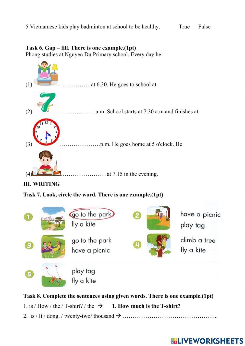 Smart start 4 final test 1
