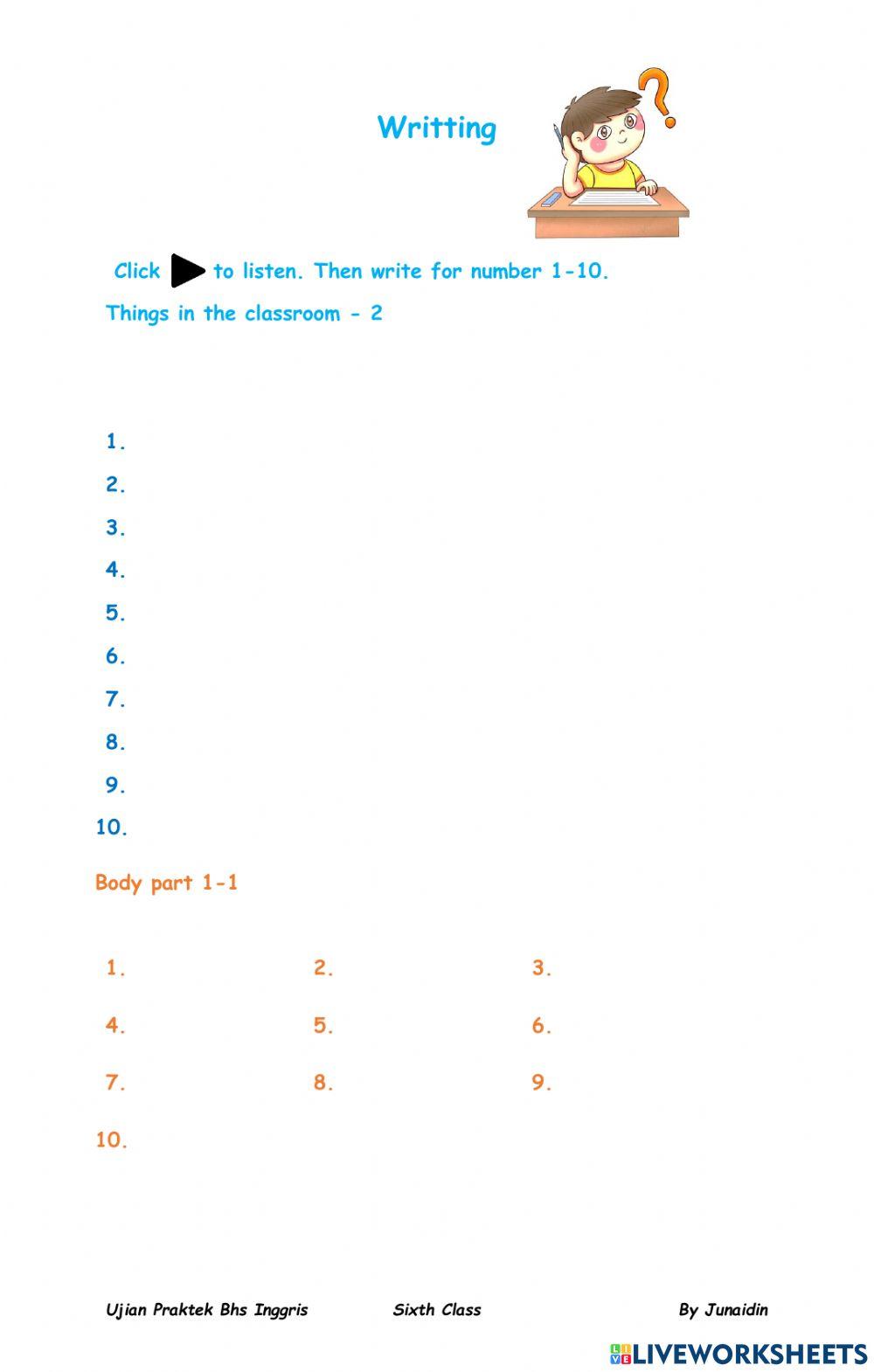 Ujian Praktek Bahasa Inggris